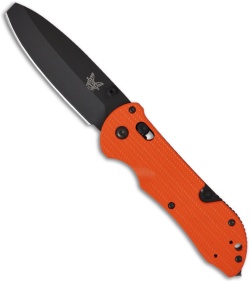 Benchmade 916BK-ORG Triage Rescue Knife Hook Opposing Bevel (3.5" Black Plain)