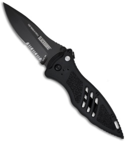 BlackHawk! CQD Mark II Type E Spear Point Folding Knife (3.3" Serr) 15M211BK