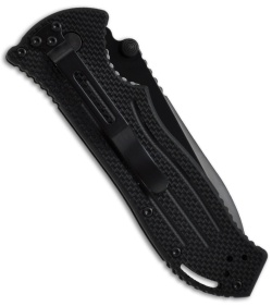 BlackHawk! Point Man Knife Tactical Folder (Black PLN) 15PM01BK