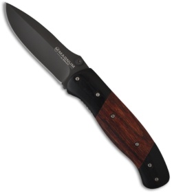 Boker Magnum MW Micarta Wood Folding Outdoors Knife (PLN) 01MB604