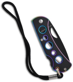 Boker Magnum Dark Rainbow Folding Knife (2.63" Black Plain) 01SC014