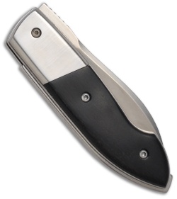 Boker Magnum Leaf Bolster Pocket Knife w/ Zebra Rosewood (2.75" Plain) 01SC935