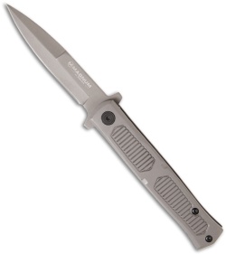 Boker Magnum Night Watch Folding Knife (3.25" Gray Plain) 01RY524