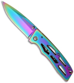 Boker Magnum Rainbow IV 4 Pocket Knife (2.75" Spectrum Plain) 01SC615