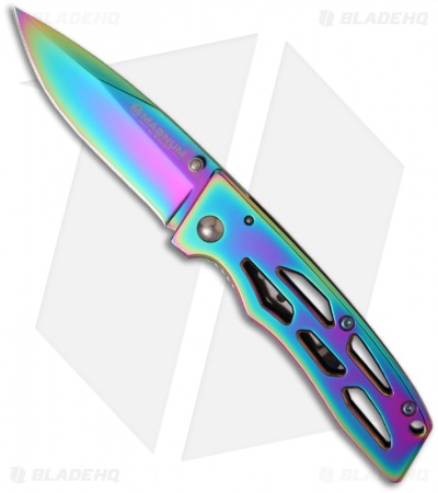 Boker Magnum Rainbow IV 4 Pocket Knife (2.75" Spectrum Plain) 01SC615