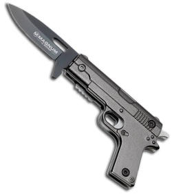 Boker Magnum 1911 Folding Knife (1.77" Black Plain) 01SC882