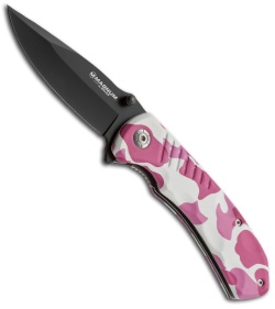 Boker Magnum Alice Folding Knife (3.35" Black Plain) 01SC016