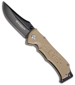 Boker Magnum Desert Star Folding Knife (3.27" Black Plain) 01RY107