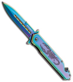Boker Magnum Dream Scorpion Folding Knife (3.43" Spectrum Plain) 01SC170