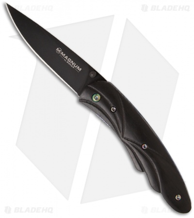 Boker Magnum Arcs II 2 Folding Knife (3.125" Black Plain) 01RY916