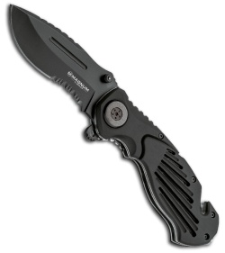 Boker Magnum Radiant Folding Knife (3.39" Black Serr) 01MB580