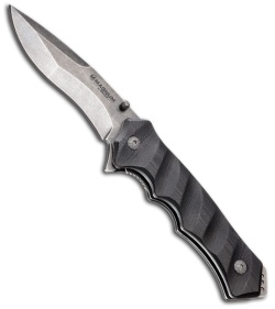Boker Magnum Shadow Warrior Folding Knife (3.70" Stonewashed Plain) 01YA251