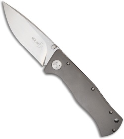 Boker Epicenter Knife Titanium (3.5" Satin Plain) 01BO170