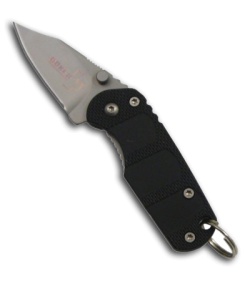 Boker Top Lock Keycom Keychain Folding Knife (Bead Blast PLN) 01BO530