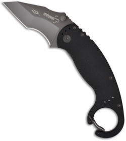 Boker Plus CLB Karambit Black G-10 Folding Knife (2.88" Black Plain) 01BO580
