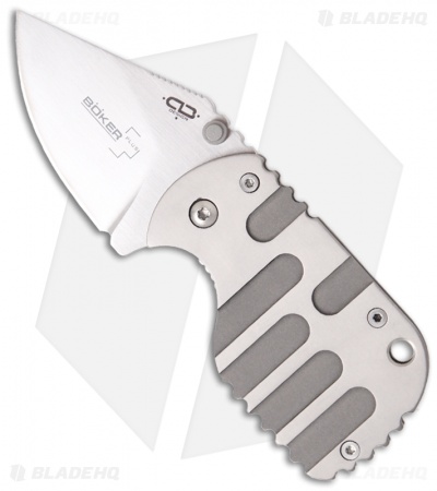 Boker Plus CLB Subcom Titanium Knife Folder (1.88" Satin Plain) 01BO582