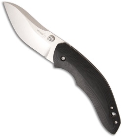 Boker Anso Whale Knife Black G10 (3.13" Satin Plain) 01BO620