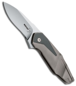 Boker Plus Federal Folding Knife (3.27" Satin Plain) 01BO140