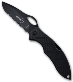 Boker Plus TD Knife (3" Black Serr) 01BO191