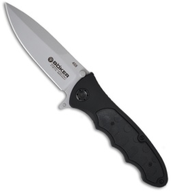 Boker Turbine Forum Folding Knife w/ G-10 (3.875" Bead Blast Plain) 110132