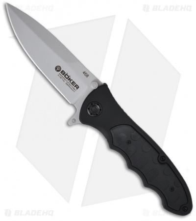 Boker Turbine Forum Folding Knife w/ G-10 (3.875" Bead Blast Plain) 110132