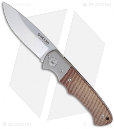 Boker Titan Worker Folding Knife (3.25" Satin Plain) 110172