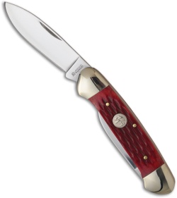 Boker Magnum Twin Blade Pocket Knife w/ Red Bone Handle (Plain) 01SC103