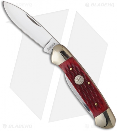 Boker Magnum Twin Blade Pocket Knife w/ Red Bone Handle (Plain) 01SC103
