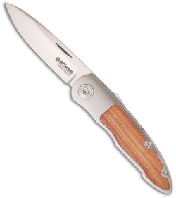 Boker Merlin Gentleman's Pocket Knife w/ Rosewood (2.88" Satin Plain) 110621