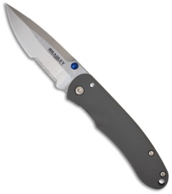 Bradley Cutlery Alias II Titanium Folding Knife S30V (2.95" Serrated) 17650S