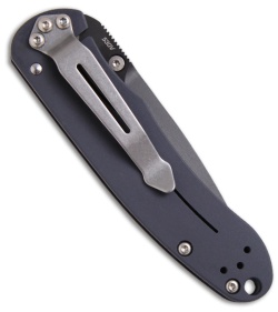 Bradley Cutlery Alias II Knife Blue Titanium (2.95" Black Plain) 17650BK-701