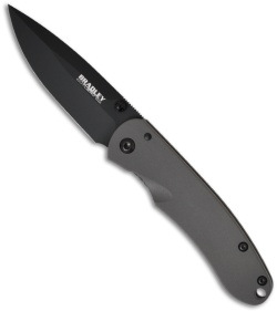 Bradley Cutlery Alias II Knife Titanium (2.95" Black Plain) 17650BT
