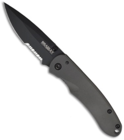 Bradley Cutlery Alias II Knife Titanium (2.95" Black Serr) 17650SBT