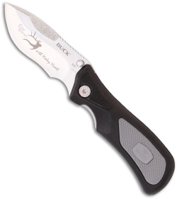Buck Haley Heath ErgoHunter Adrenaline Select Folding Knife (3" Plain) 585GYSHH