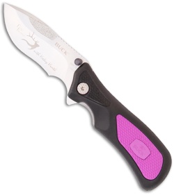Buck Haley Heath ErgoHunter Adrenaline Avid Folding Knife (3" Plain) 587PPSHH