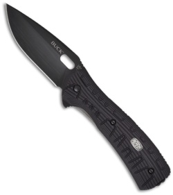 Buck Vantage Force Avid Folding Knife (3.25" Black Plain) 0846BKS-B