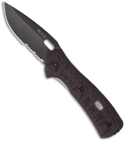 Buck Vantage Force Avid Folding Knife (3.25" Black Serr) 0846BKX-B