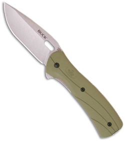 Buck Vantage Force Select Marine OD Green (3.25" Stonewashed Plain) 0845ODS-B