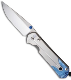 Chris Reeve Large Sebenza 21 Folding Knife w/ Unique Graphic 2 (3.625" Plain)