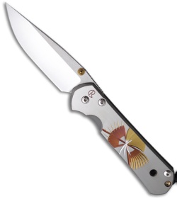 Chris Reeve Large Sebenza 21 Folding Knife w/ Unique Graphic 1 (3.625" Plain)