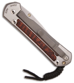 Chris Reeve Large Sebenza 21 Knife w/ Snakewood Inlay (3.625" Plain)