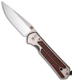 Chris Reeve Large Sebenza 21 Knife w/ Snakewood Inlay (3.625" Plain)