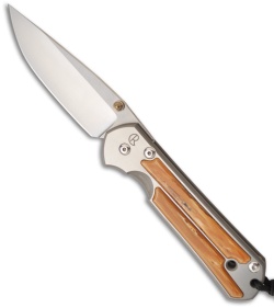 Chris Reeve Large Sebenza Classic Knife w/ Mammoth Ivory Bark (3.5" Plain) 2007