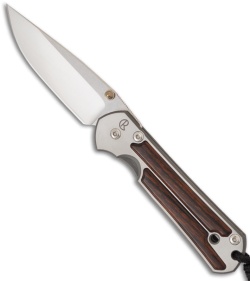 Chris Reeve Classic Small Sebenza Knife w/ Desert Ironwood (2.94" Plain)