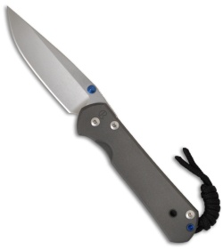 Chris Reeve Small Sebenza 21 Knife (2.94" Stonewash Plain)