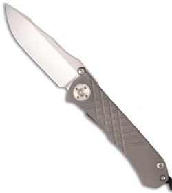 Chris Reeve Umnumzaan Knife Titanium Folder (3.675" Plain)