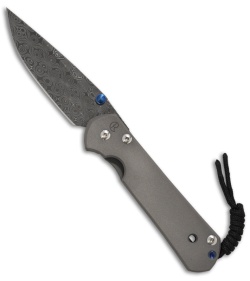 Chris Reeve Large Sebenza 21 Knife w/ Raindrop Damascus