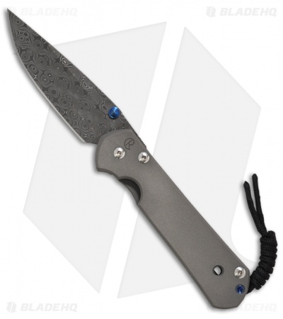 Chris Reeve Large Sebenza 21 Knife w/ Raindrop Damascus