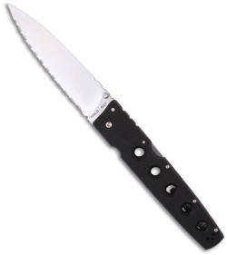 Cold Steel Hold Out I Folding Knife (6" Satin Serr) 11HXLS