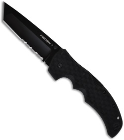 Cold Steel Recon I Tanto Point Manual Folder Knife w/ G-10 (Black SER) 27TLTH